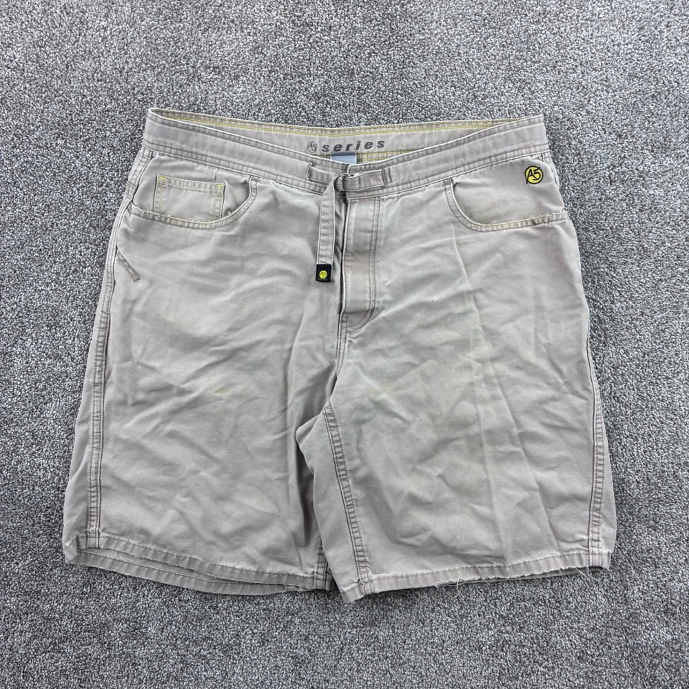 Vintage The‎ North Face A5 Series Shorts Mens 38 Khaki Cotton Hiking Outdoor